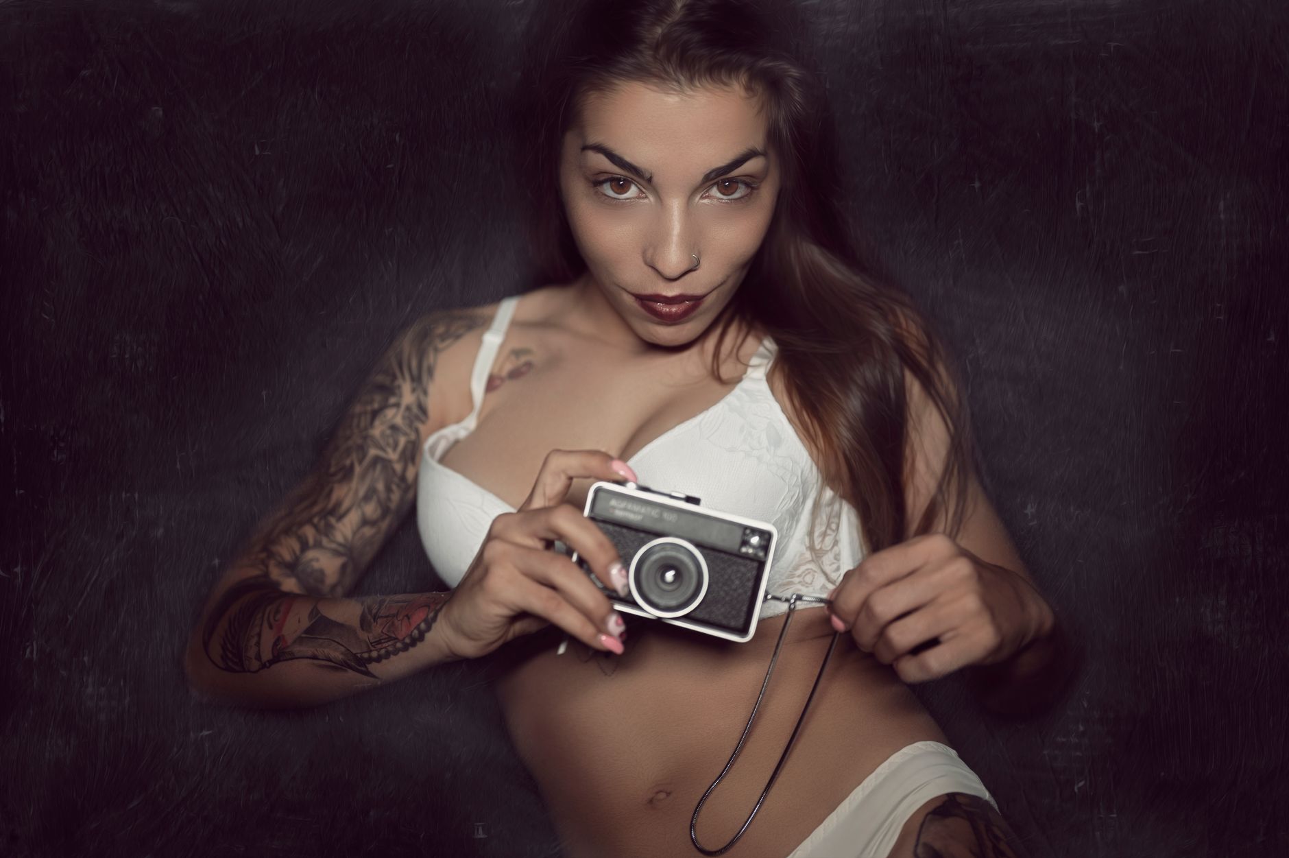 Mujer joven y seductora
