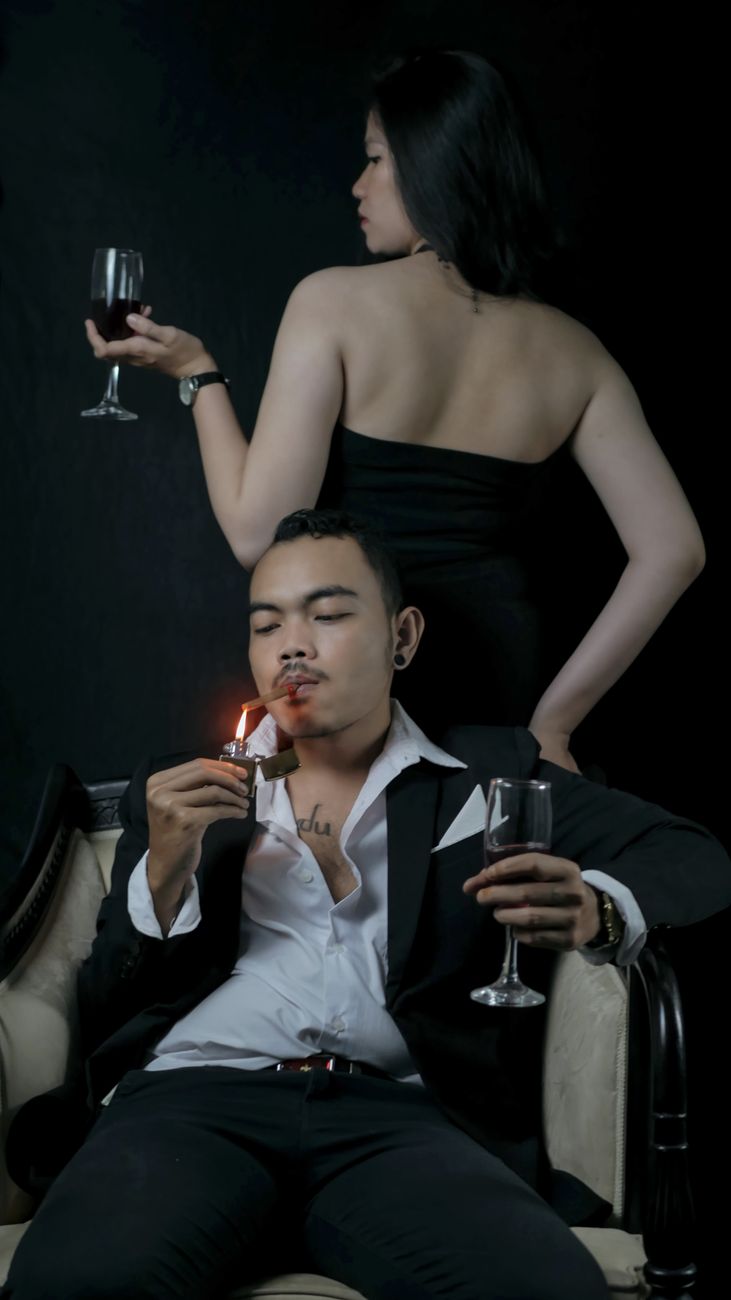 Mujer joven y seductora