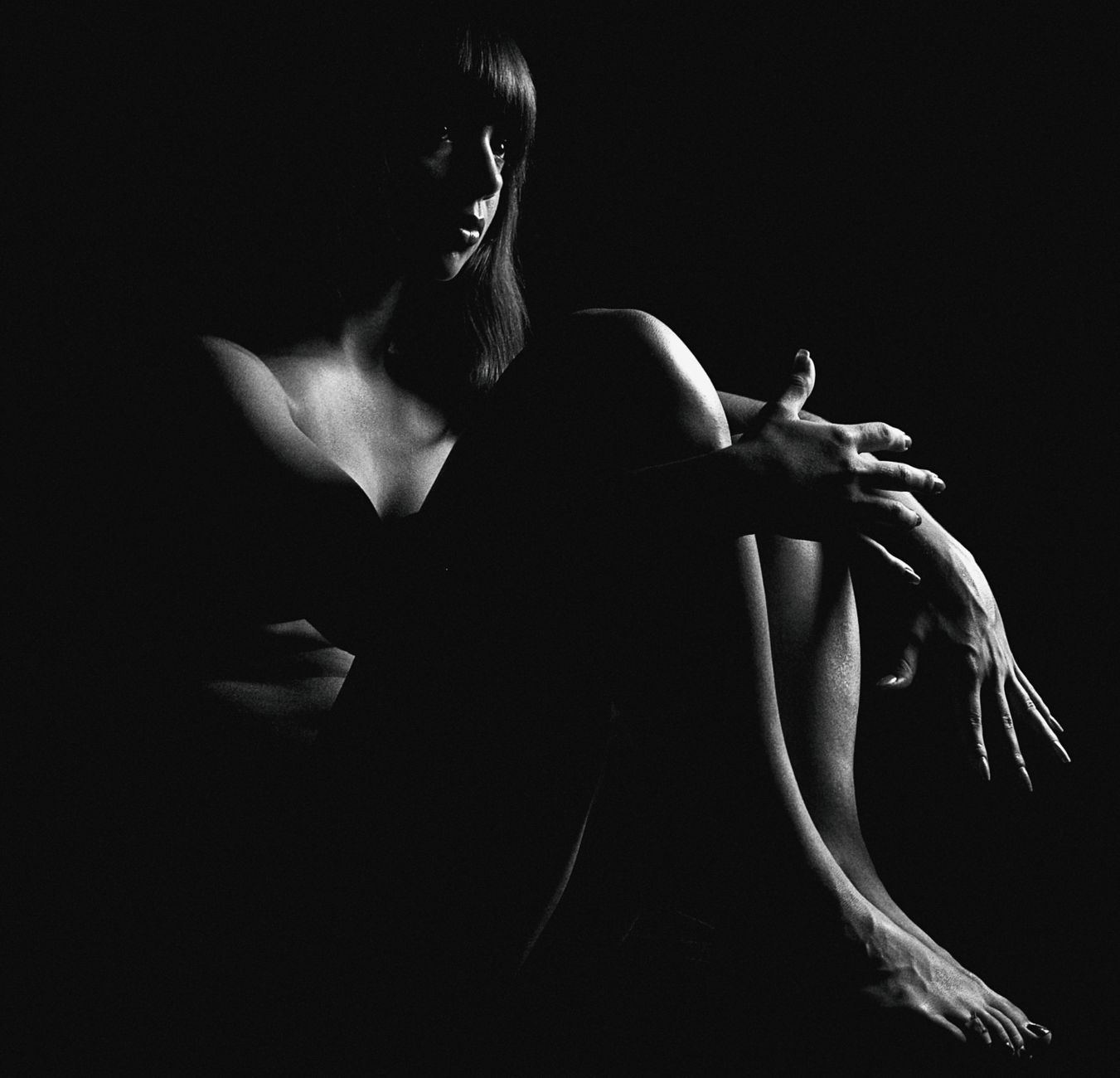 Mujer joven y seductora